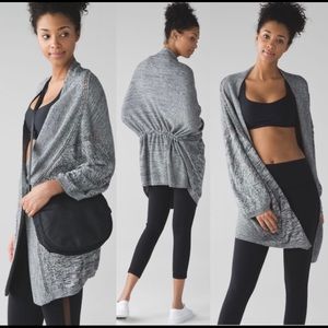 Lululemon Heather Grey Breeze Easy Wrap